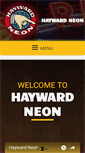 Mobile Screenshot of haywardneon.com